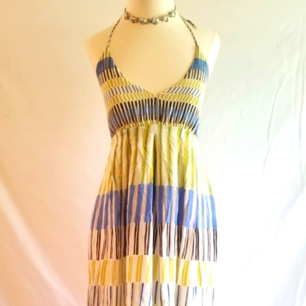 Massimo Dutti Backless Halter Maxi - image 1